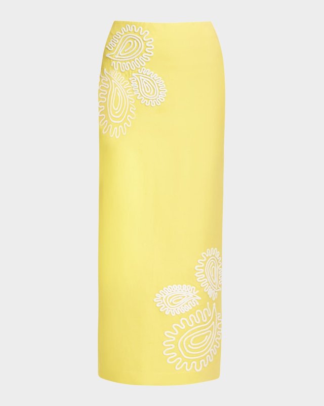 Carly Embroidered Maxi Skirt